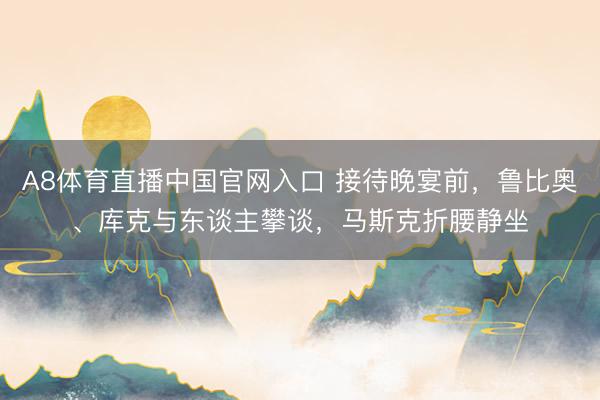 A8体育直播中国官网入口 接待晚宴前，鲁比奥、库克与东谈主攀谈，马斯克折腰静坐