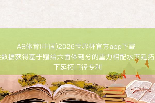 A8体育(中国)2026世界杯官方app下载 航天天绘数据获得基于赠给六面体剖分的重力相配水下延拓门径专利