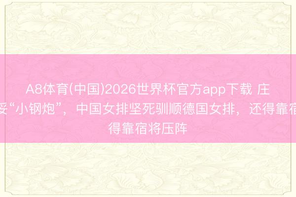 A8体育(中国)2026世界杯官方app下载 庄宇珊妥妥“小钢炮”,中国女排坚死驯顺德国女排,还得靠宿将压阵